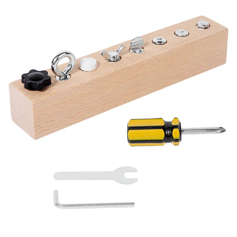 Espace éveil  Kids Wooden Screw Nut Disassembly Toy - Early Education Montessori Fine Motor Skills Trainingimprove Patience And Concentration