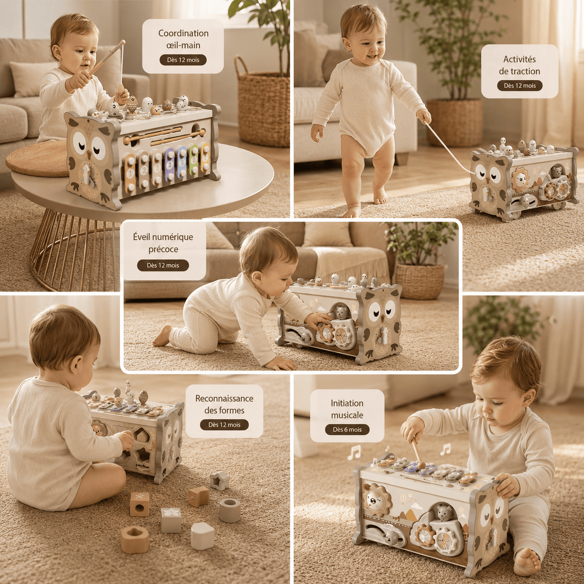Cubes Montessori Bébé - Jimmy