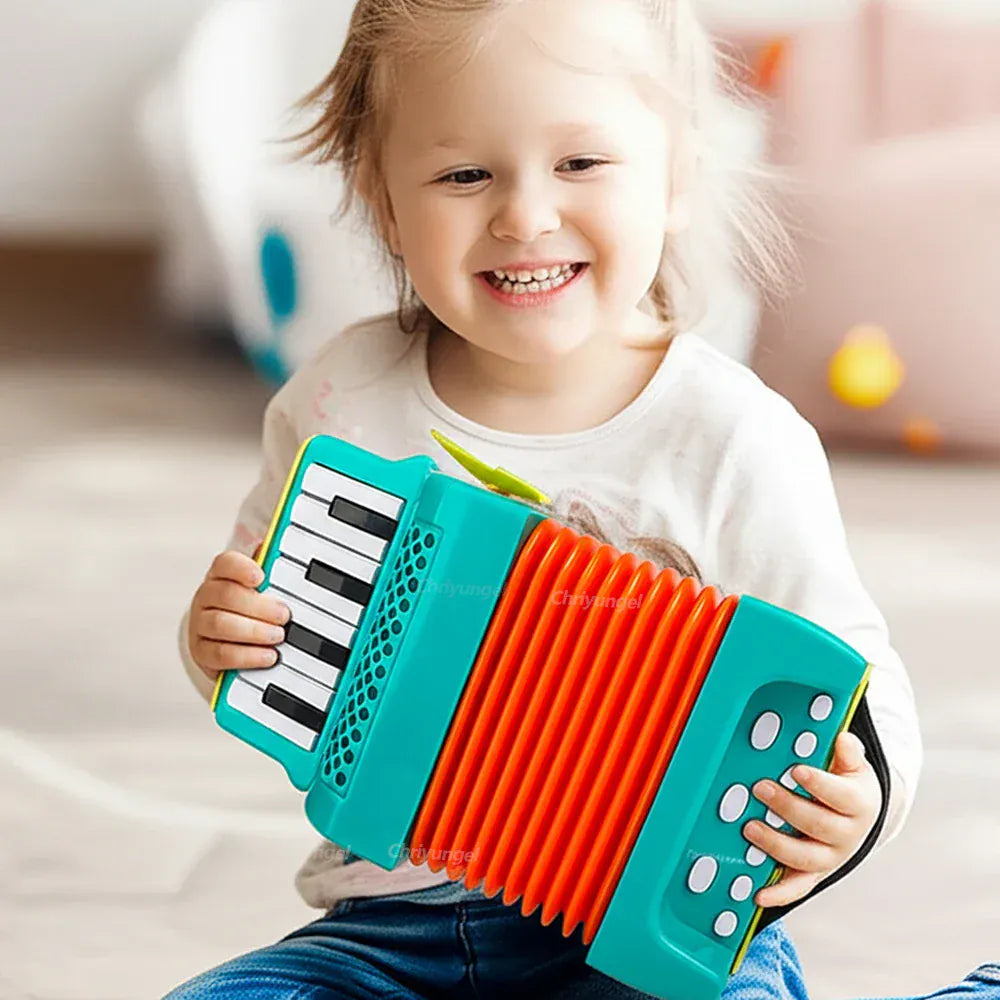 Espace éveil  Accordion Toy for Toddlers Musical Instrument Educational Toys Children's Music Interest Development Gifts for Kids Boys Girls