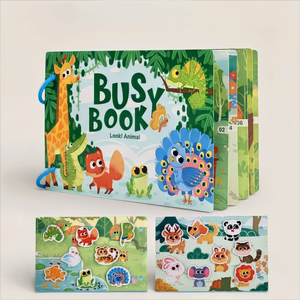 Espace éveil  Animaux Livre Activité Montessori - Claubert