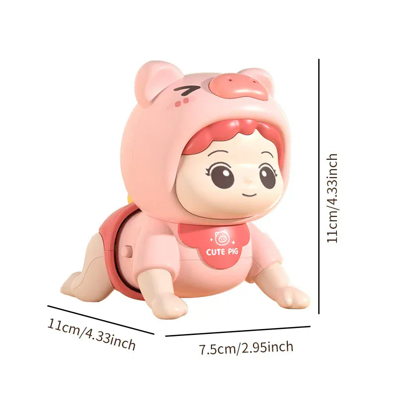 Espace éveil  Baby Crawling Guide Toys Training Party Up Crawling Baby Electric Learning To Climb Music  Early Education Doll