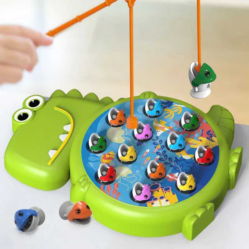 Espace éveil  Baby magnetic fishing toys, educational toys, children's first birthday gifts, boys' and girls' intelligence development parent- Image