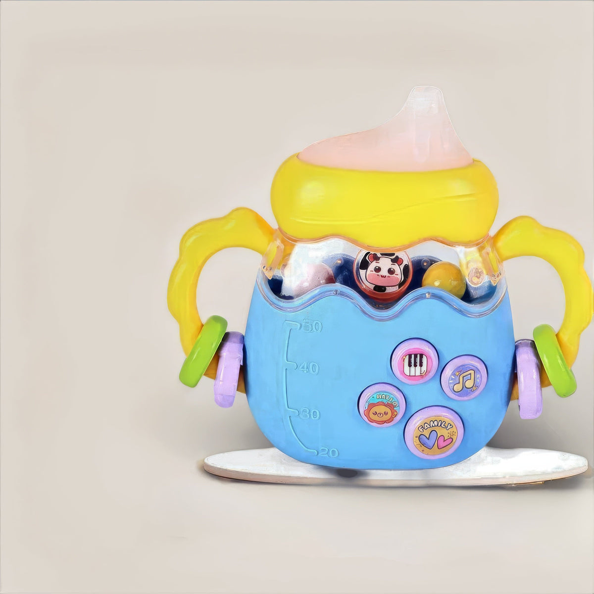 Espace éveil  Bleu Biberon Interactif - Ruis