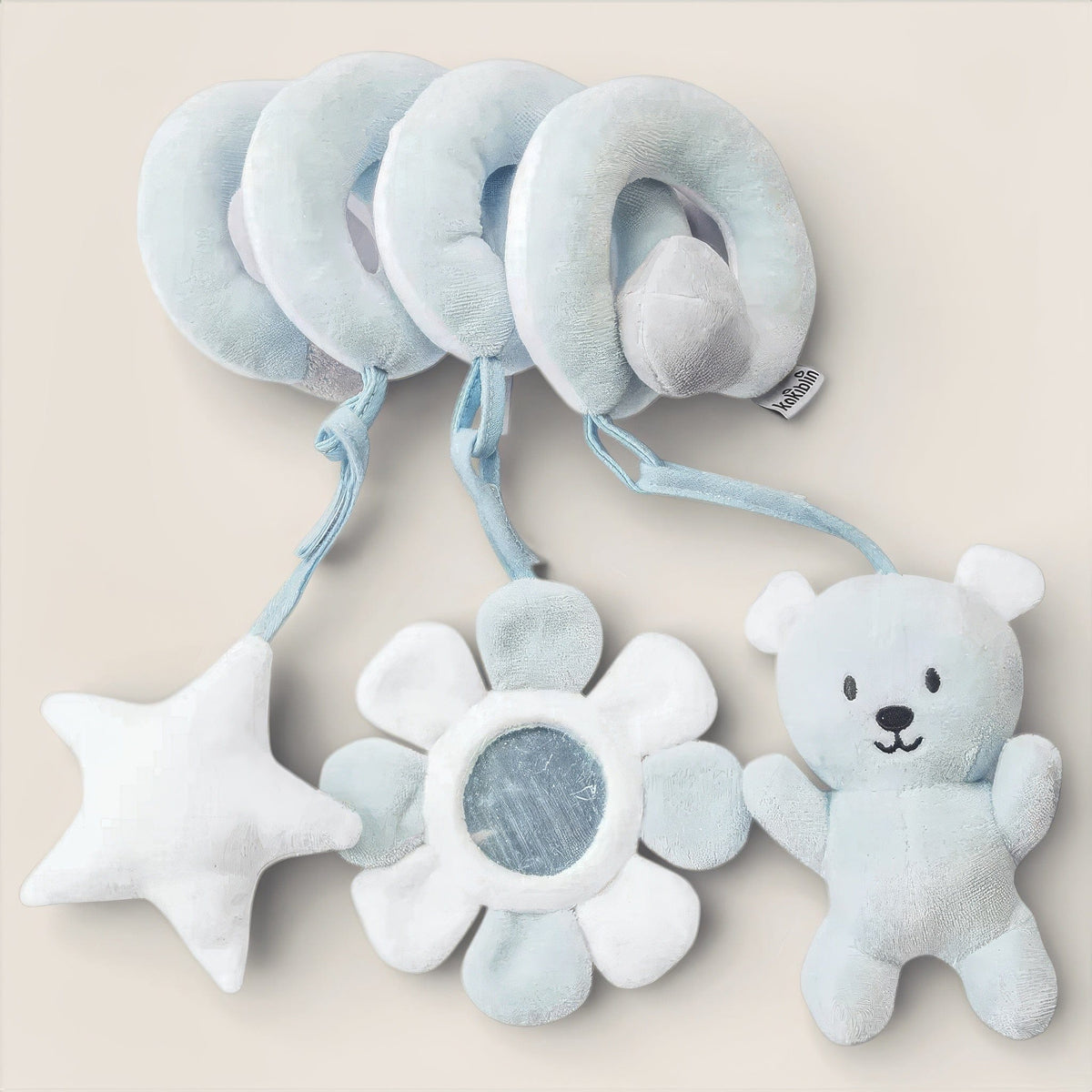 Espace éveil  Bleu Mobile Bébé Poussette