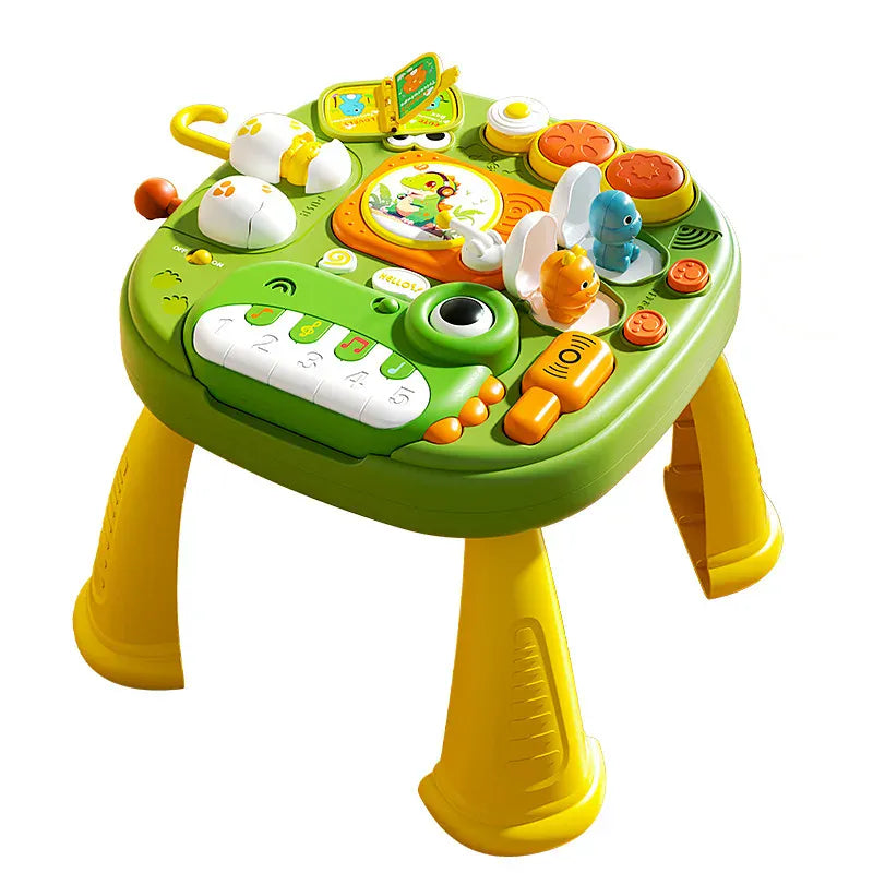 Espace éveil  Busy Board Table Infant Learning Table Table Montessory Toys Early Education Sound/Light Games Motor Training Sensory Educational Toys Portable