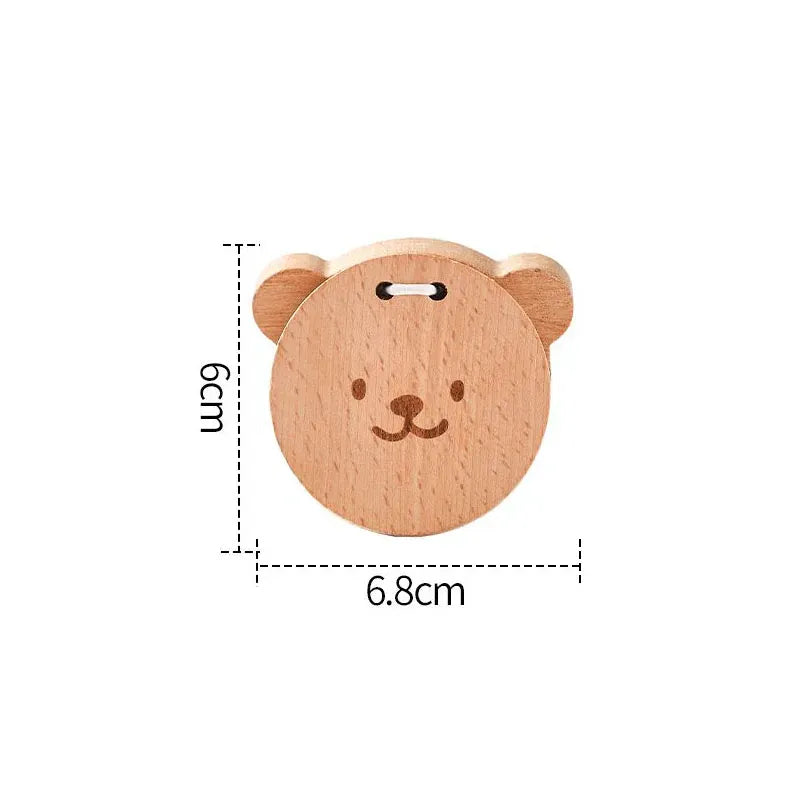 Espace éveil  Castanets Baby Musical Toys Wooden Bear Rattle Bell Drum Xylophone Percussion Early Educational Instrument Playthings for Toddlers Kids