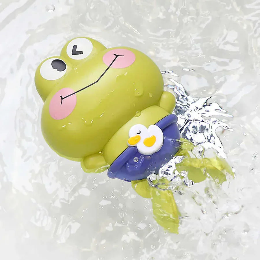 Espace éveil  Children's bath toys - Clockwork frogs that float and swim