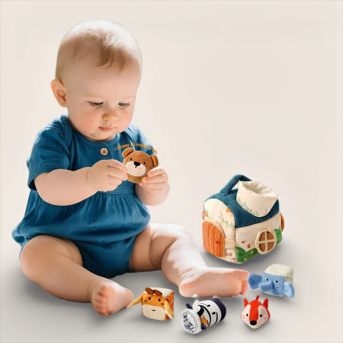 Espace éveil  Cube Sensorielle Bébé - Xav