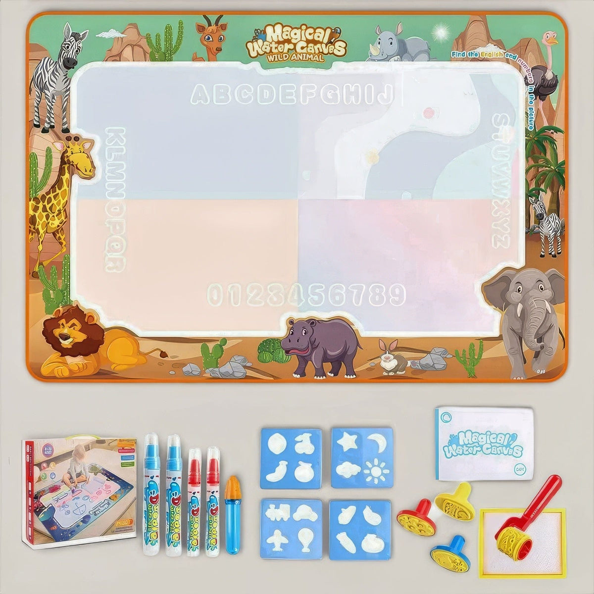 Espace éveil  Eléphant Tapis De Dessin Magique - Marcus