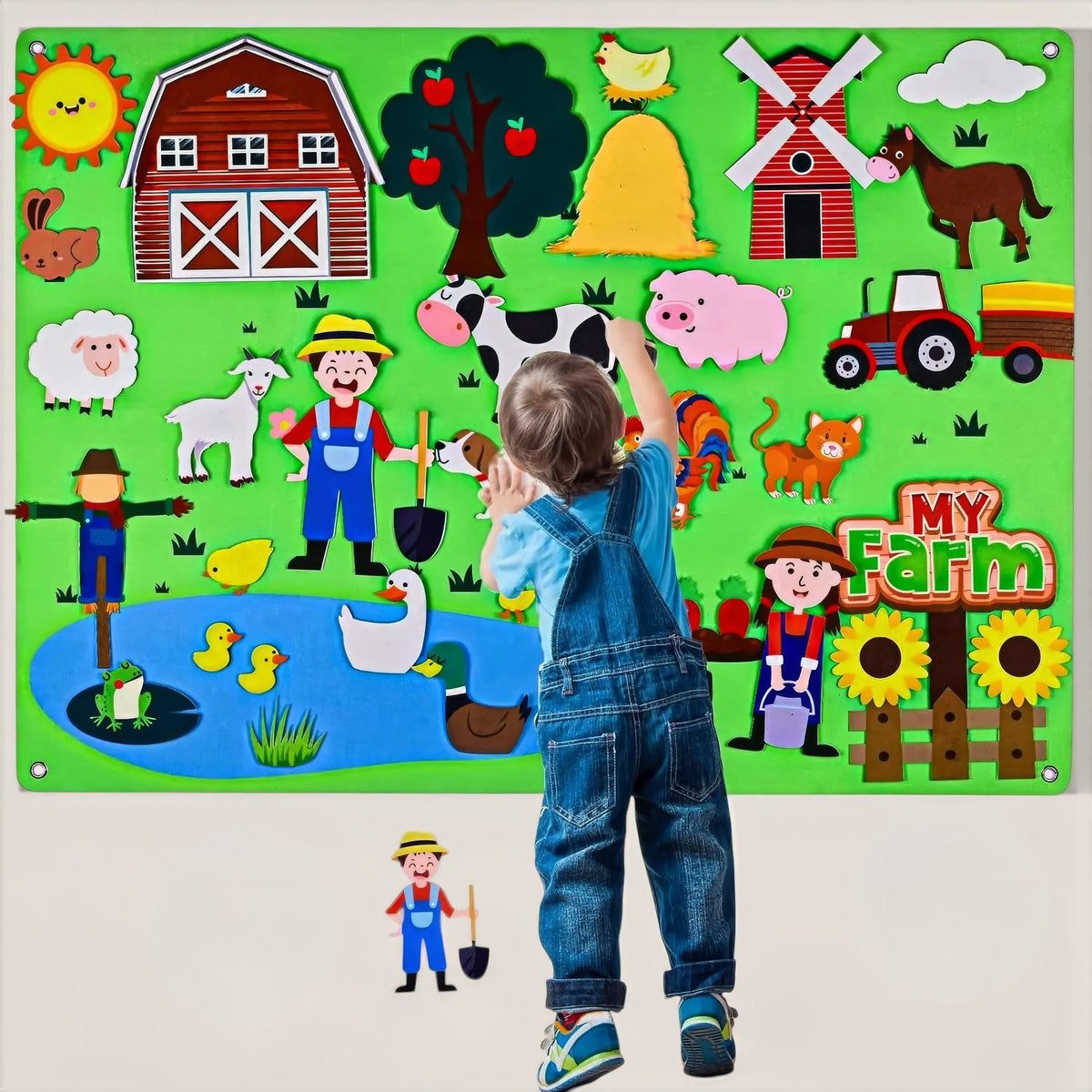 Espace éveil  Ferme Tableau Histoire - Maël