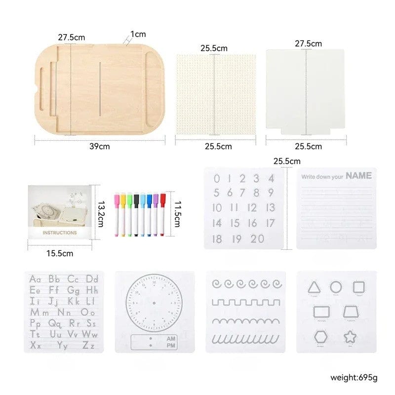 Espace éveil  Formes Table Sensorielle Montessori - Margot