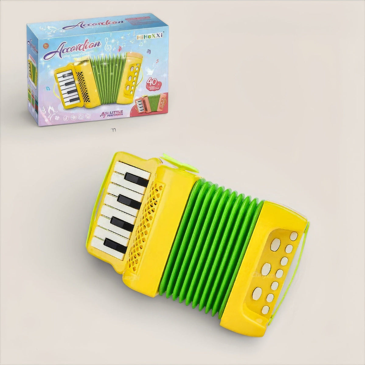 Espace éveil  Jaune Accordéon Jouet - Gaston