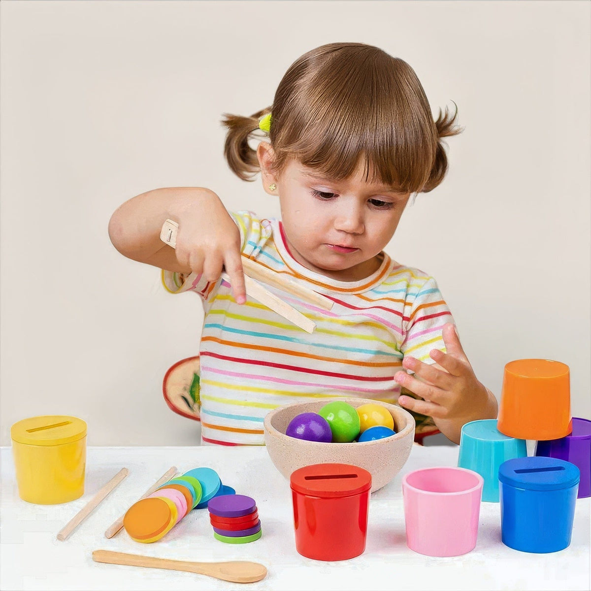 Espace éveil  Jeu Tri Des Couleurs - Soan