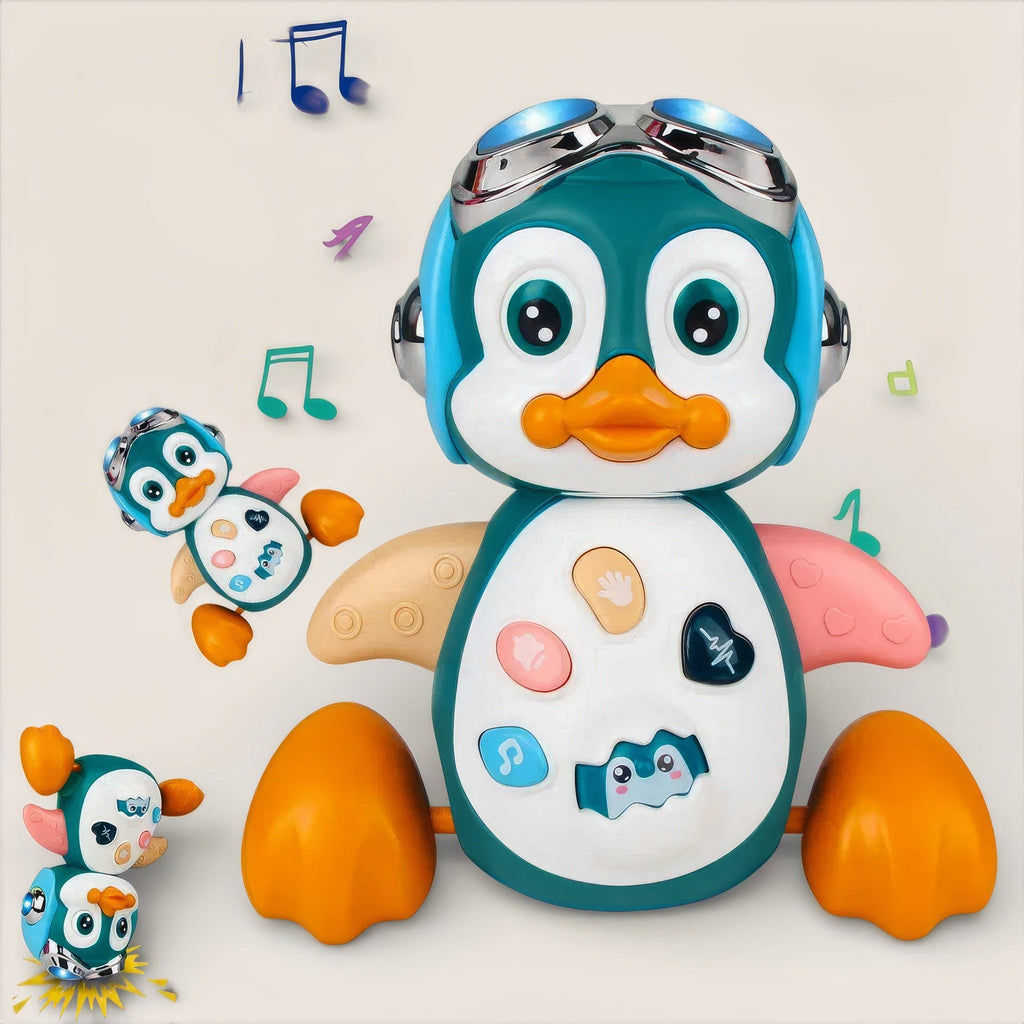 Espace éveil  Jouet Bébé Interactif - Pingouin