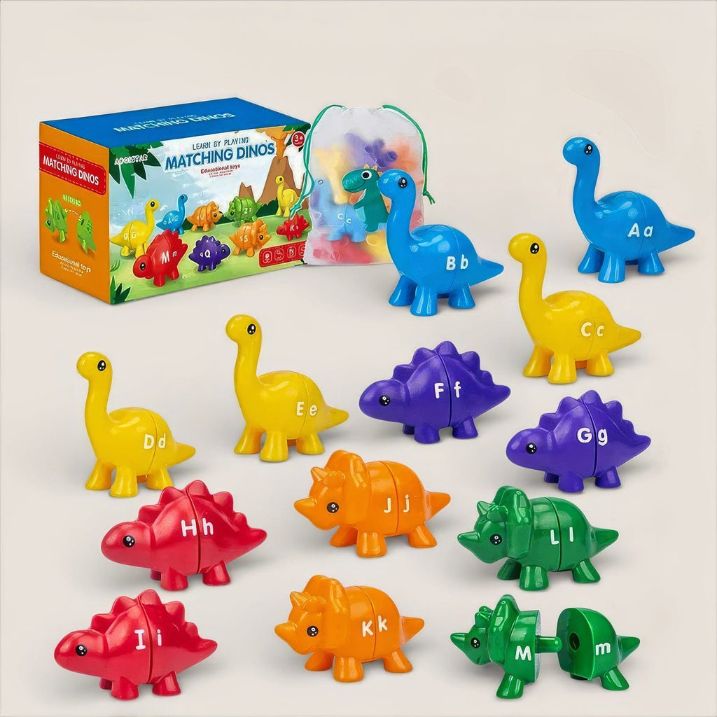 Espace éveil  Lettres 13p Jeu De Correspondance - Dino