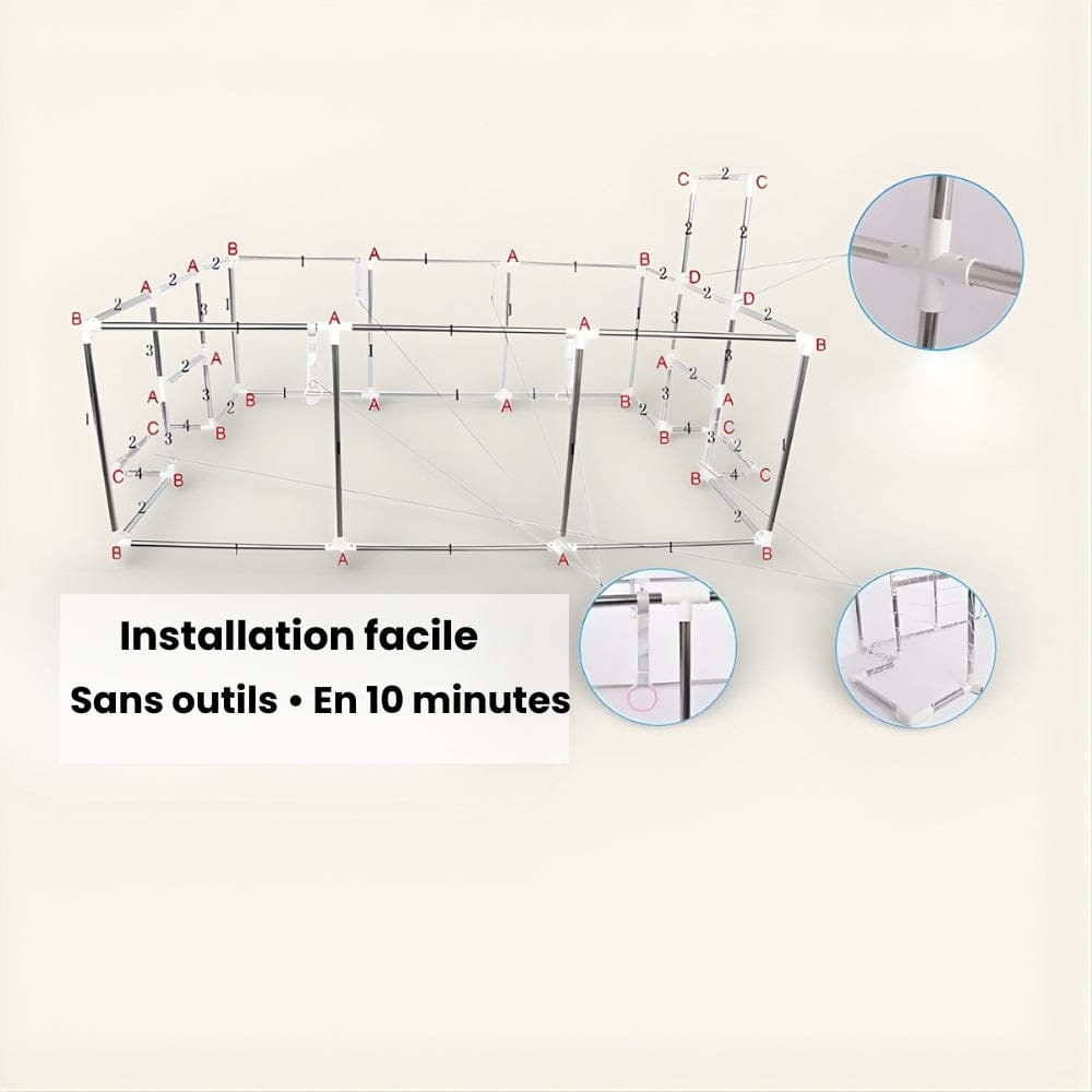 Espace éveil  Parc Bébé Pliable - Zéphyr