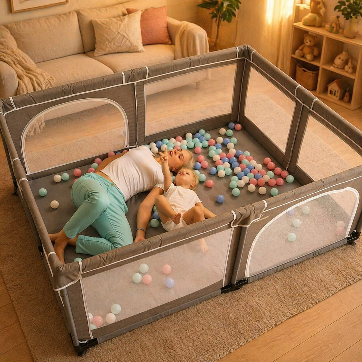 Espace éveil  Parc Bébé Pliable - Zéphyr