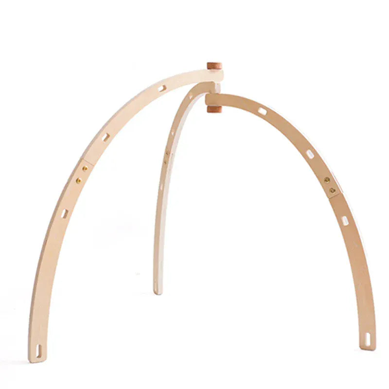 Espace éveil  play gym / China Mainland 1set Baby Wooden Rattle Toys Play Gym Mobile Hanging Sensory Toys Foldable Play Gym Frame Activity Gym Baby Room Decorations Toy