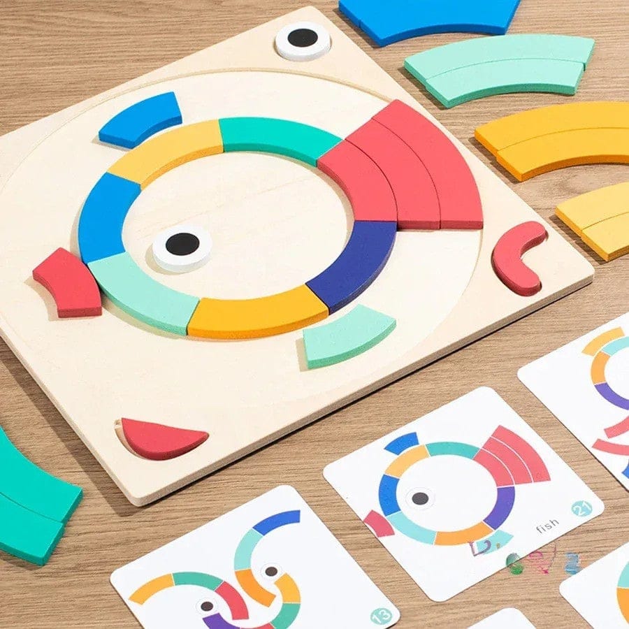 Espace éveil  Puzzle Arc En Ciel Montessori - Milan