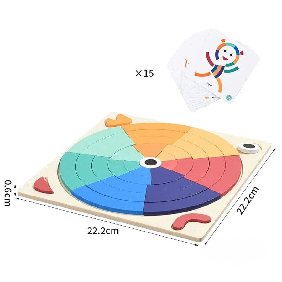 Espace éveil  Puzzle Arc En Ciel Montessori - Milan
