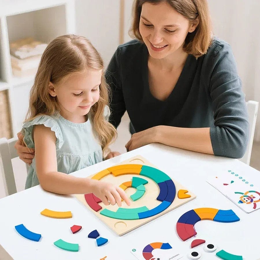 Espace éveil  Puzzle Arc En Ciel Montessori - Milan