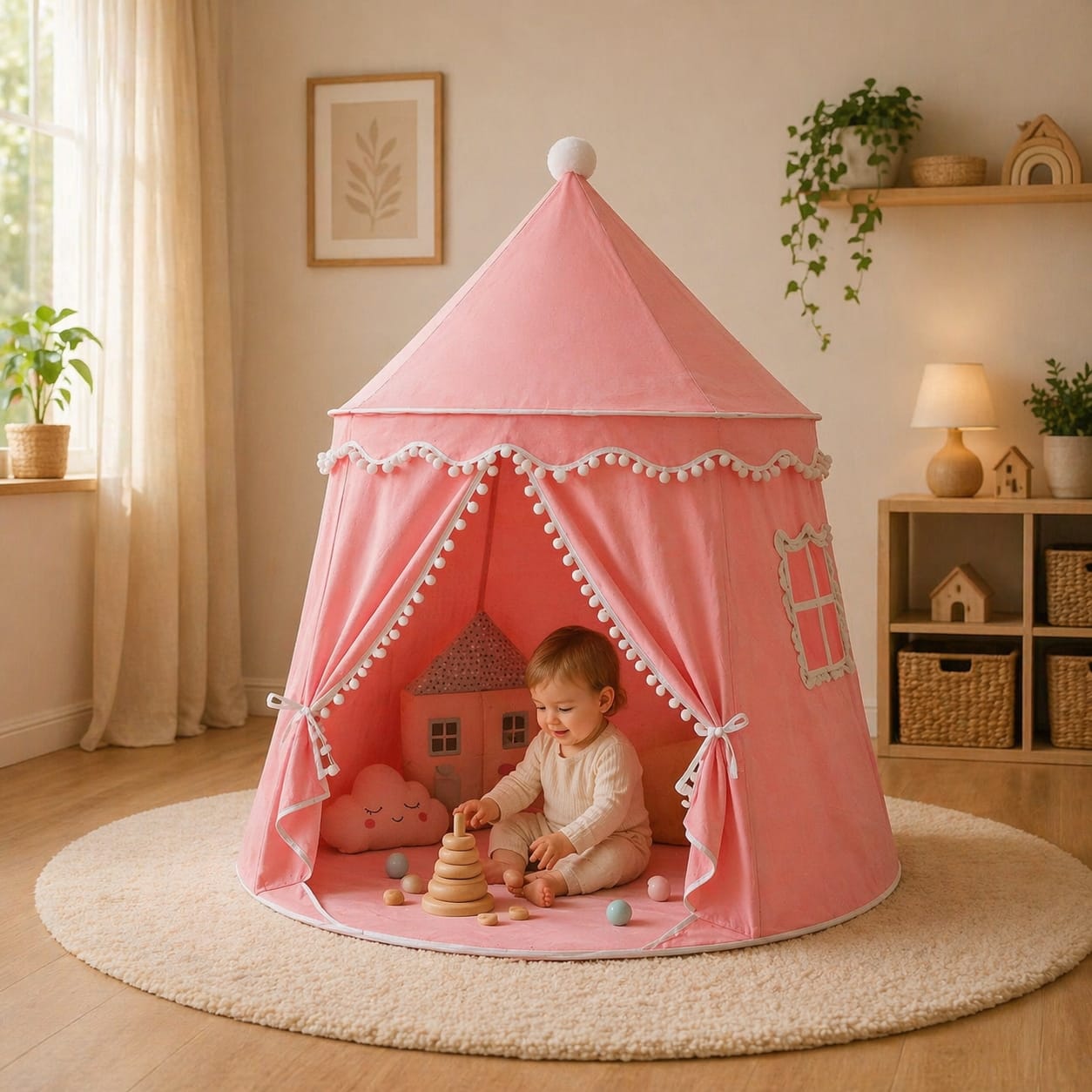 Espace éveil  Rose Tente Enfant - Elouan Image
