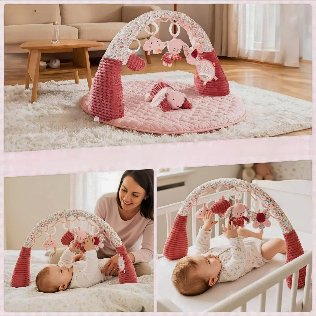 Espace éveil  Tapis D'éveil Bébé Fille - Rosi