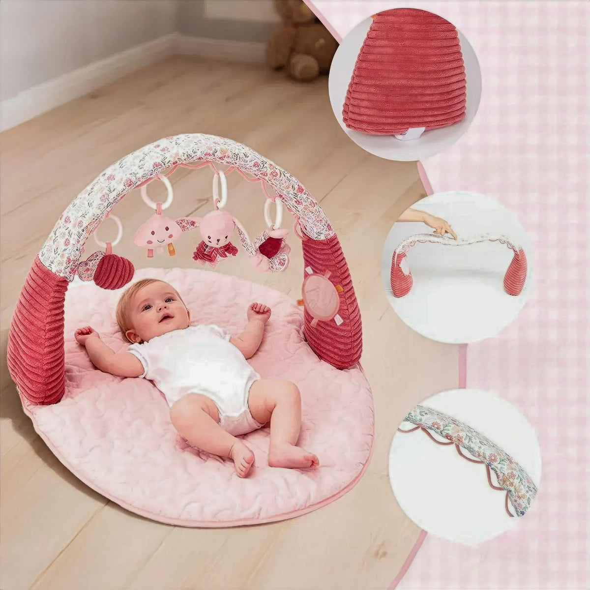 Espace éveil  Tapis D'éveil Bébé Fille - Rosi