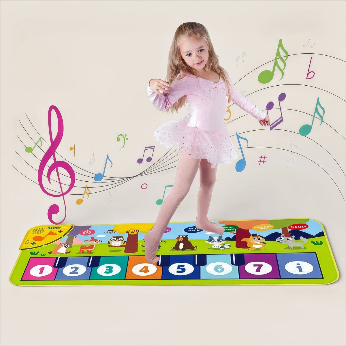 Espace éveil  Tapis Piano Musical - Cindy