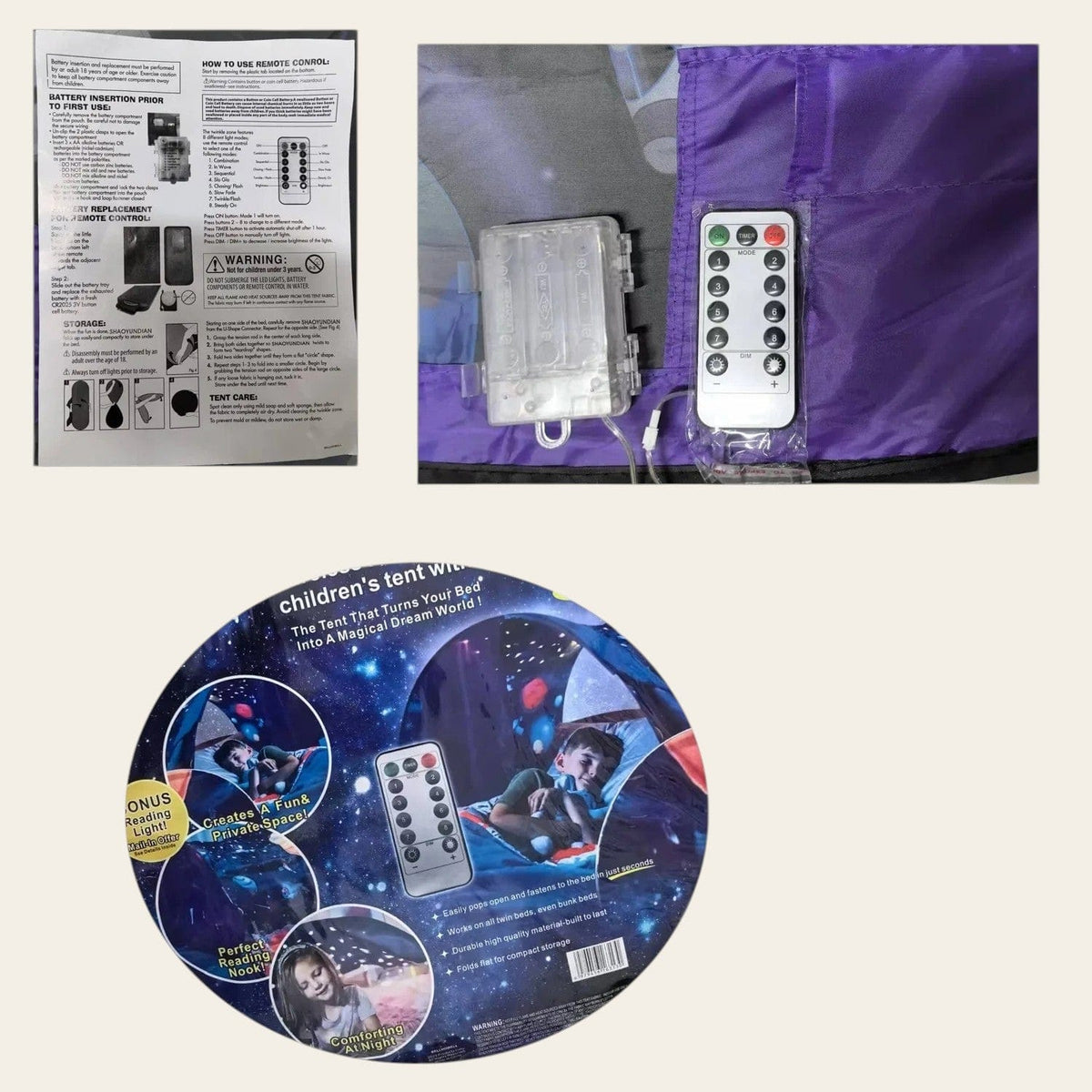 Espace éveil  Tente De Lit - Lenny