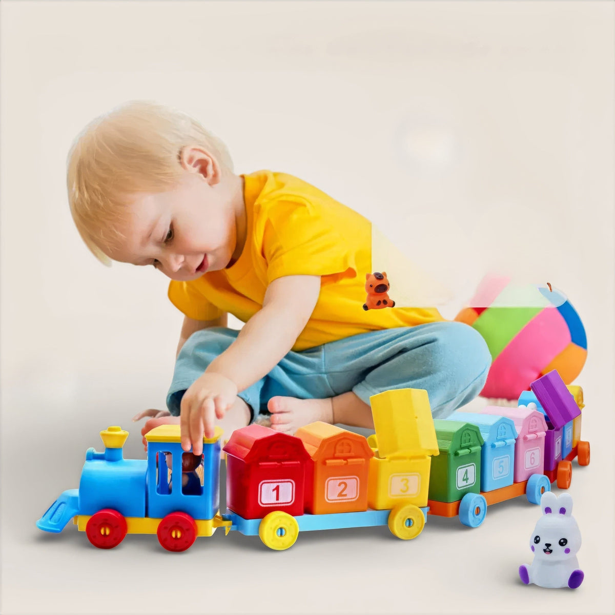 Espace éveil  Train De La Ferme - Kali