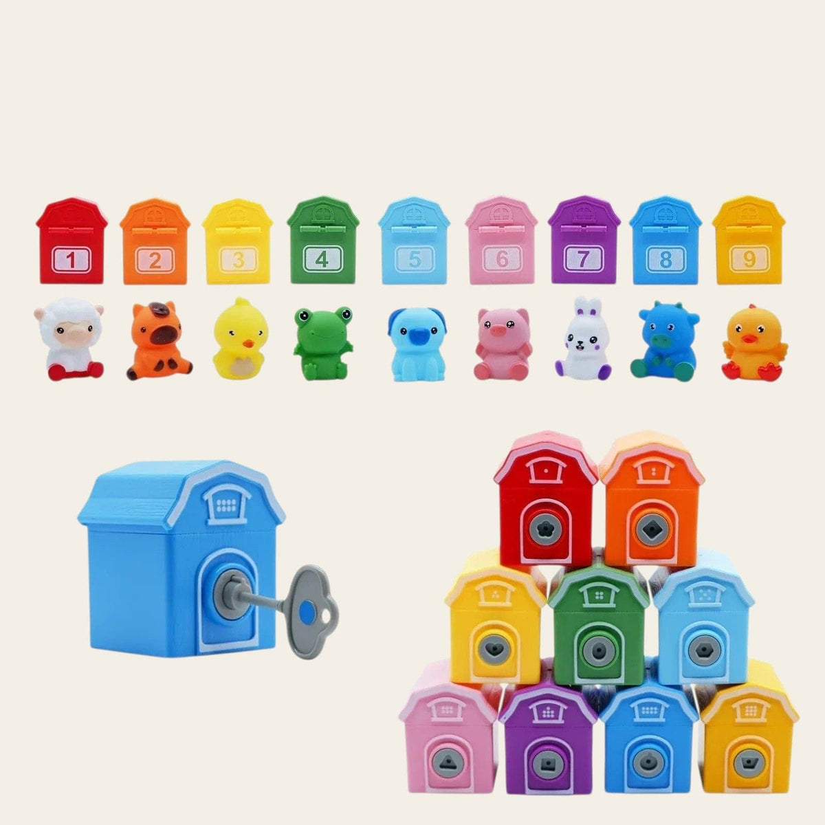 Espace éveil  Train De La Ferme - Kali