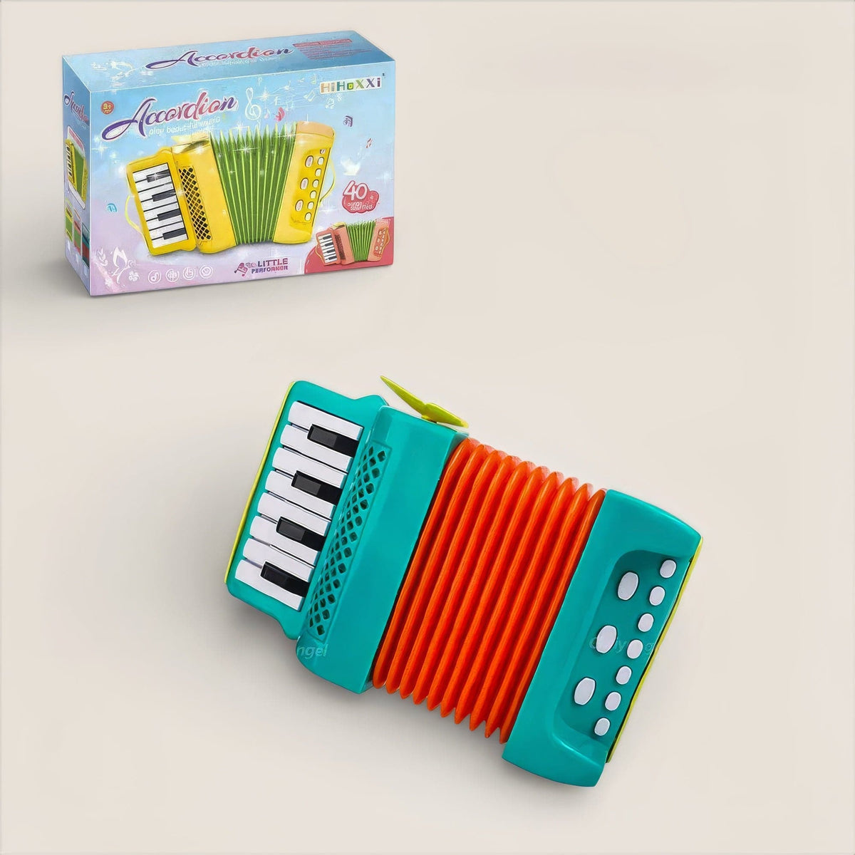 Espace éveil  Vert Accordéon Jouet - Gaston