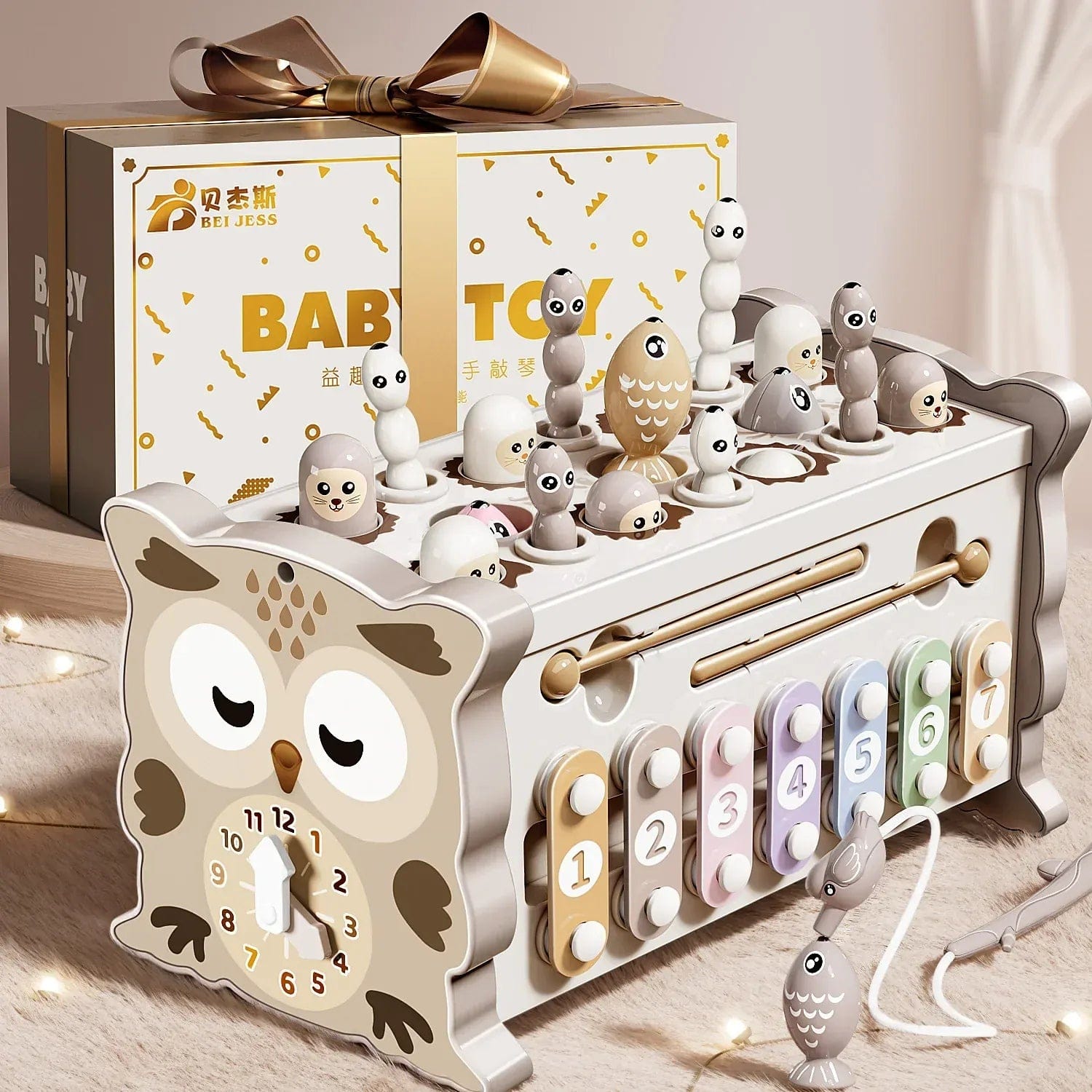 Ma boutique Cube Montessori Hibou Cubes Montessori Bébé - Jimmy's Image