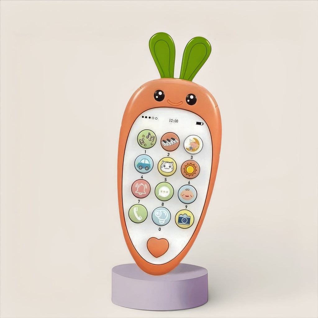 Ma boutique Lapin Orange Téléphone Jouet Bébé Interactif - Coucou