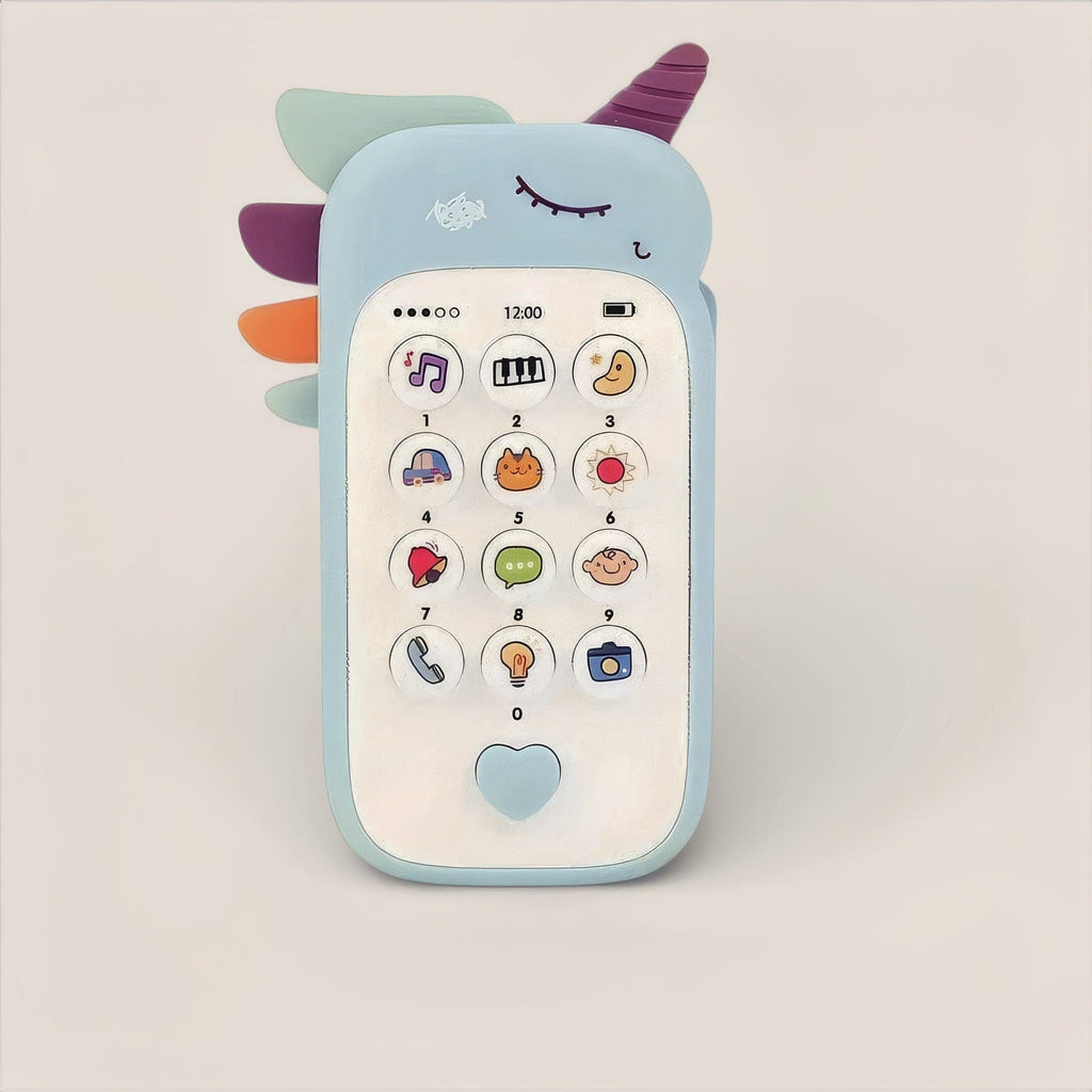 Ma boutique Licorne Bleu Téléphone Jouet Bébé Interactif - Coucou