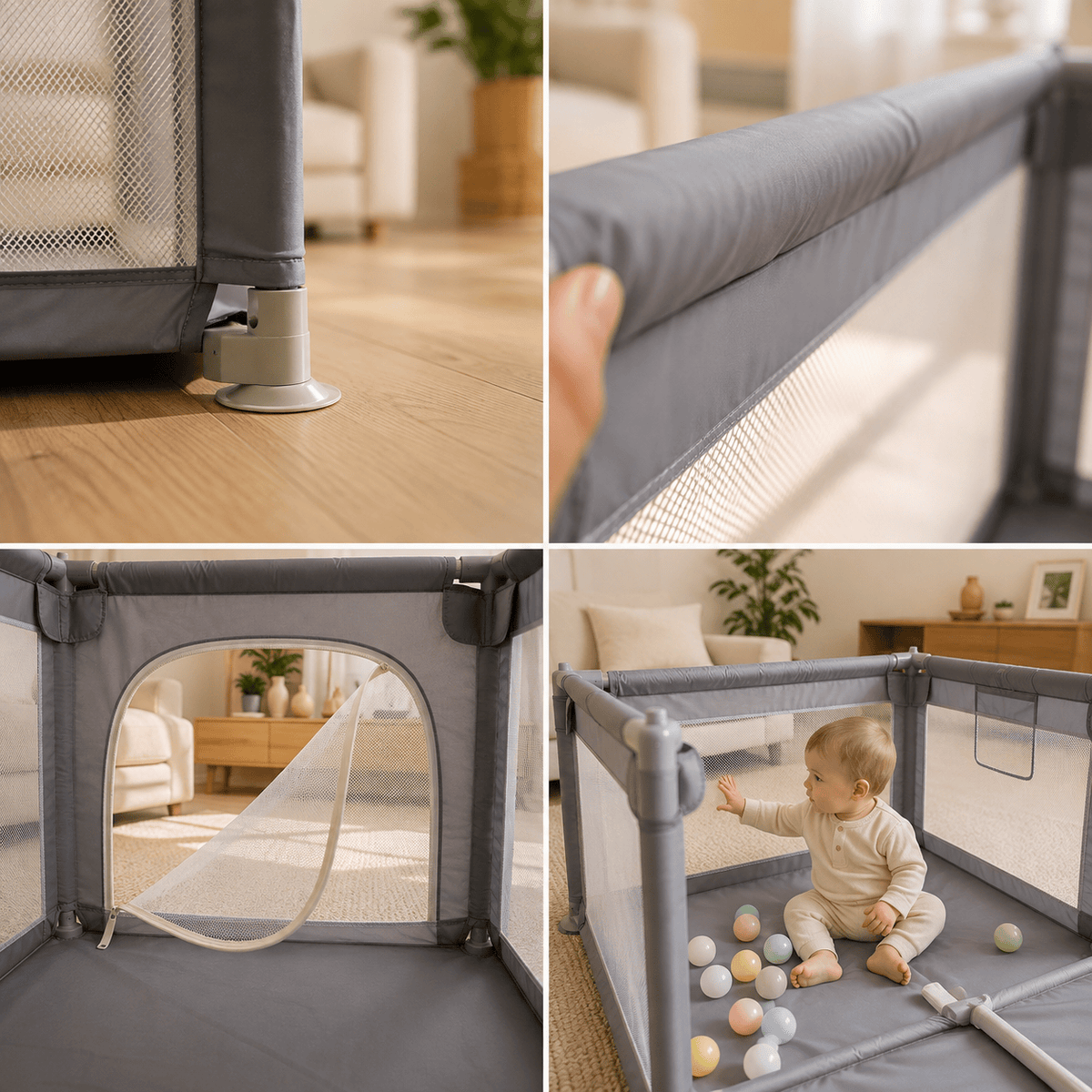Parc Bébé Pliable - Zéphyr