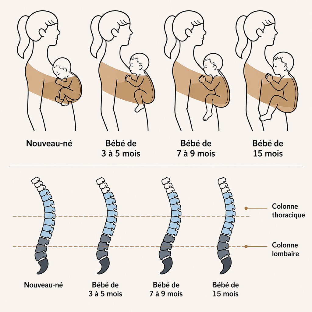 Porte Bébé Physiologique - Stéphania