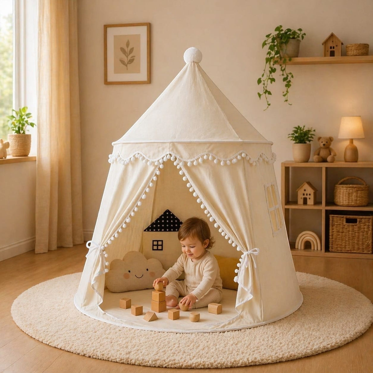Espace éveil  Beige Tente Enfant - Elouan